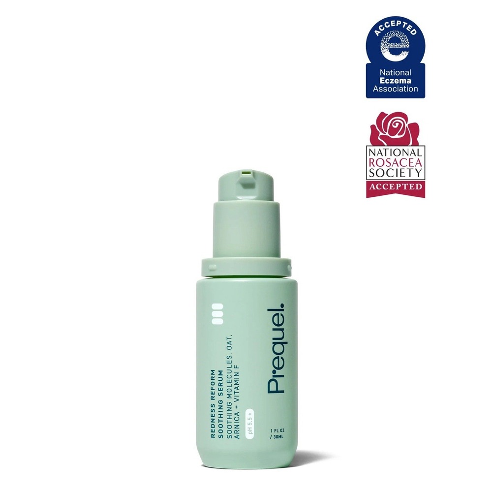 Prequel Skin Redness Reform Soothing Serum-Arnica, Oat, Vitamin F Serum-1oz
